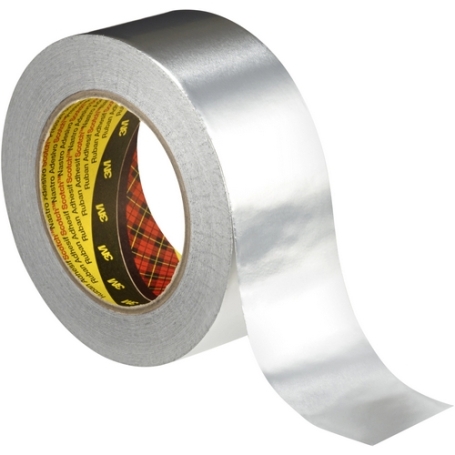 3M 1436 Aluminium tape met liner 100mm x 50 meter