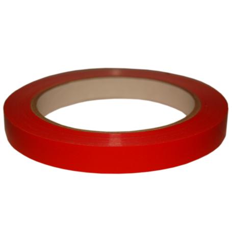 4219 Zakkensluiter tape PVC (0,052 mm) 12mm x 66m Rood