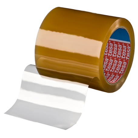 tesa 4247 PVC verpakkingstape (53µm) 100mm x 66 meter Transparant
