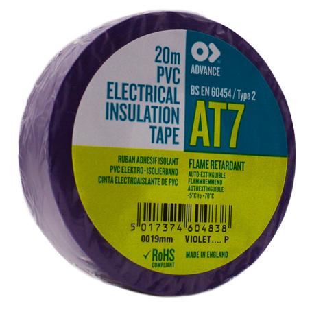 4330 Advance AT7 PVC isolatietape 19mm x 20 meter Paars