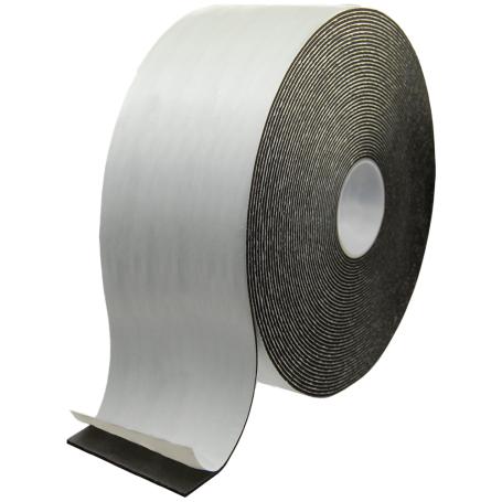 6174 Enkelzijdig PVC schuimtape 3mm x 1220mm x 25 meter Zwart