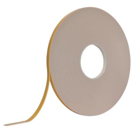 6845N Dubbelzijdig PE schuimtape 1.6mm x 9mm x 25 meter Wit