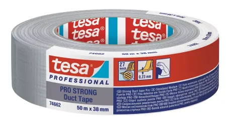 Tesa PRO 74662 Duct tape STRONG (27 Mesh) 38mm x 50 meter Grijs