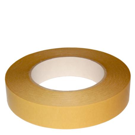 8105B Dubbelzijdig PVC tape transparant (100µm) verwijderbaar 25mm x 50 meter