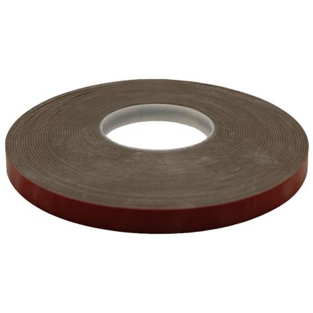 8864 Acrylaat schuimtape voor LSE oppervlakken 1.5mm x 12mm x 16.5 meter Glasbubbels Zwart