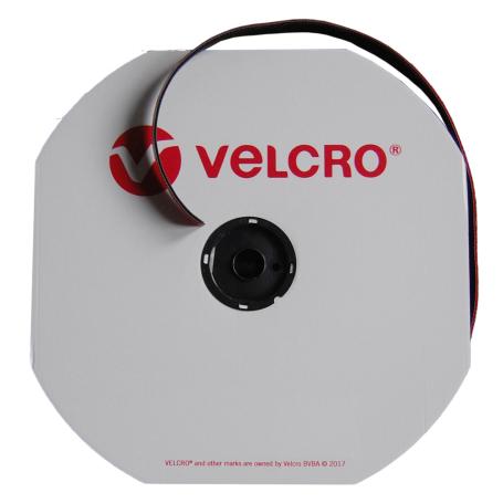 Velcro 9874 Alfa-Lok klittenband 25mm x 25m met SilverTape PS-6411 Zwart voor binnen en buiten