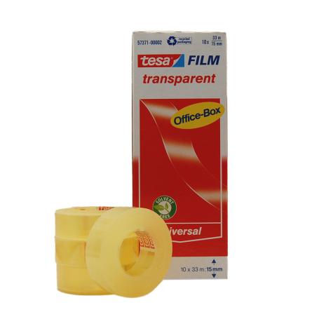 tesafilm® Transparant plakband 15mm x 33 meter