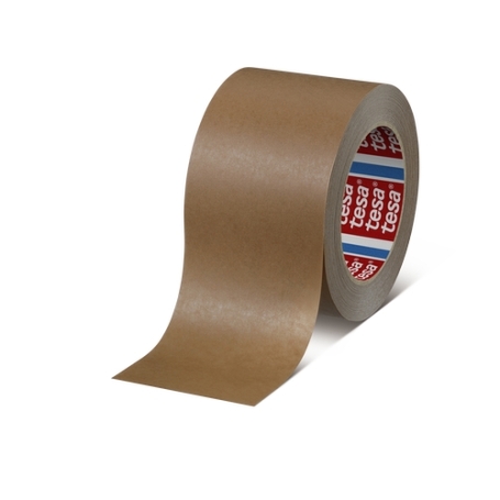 Tesa 4313 Verpakkingstape papier sterk klevend (125µm) 75mm x 50 meter Bruin